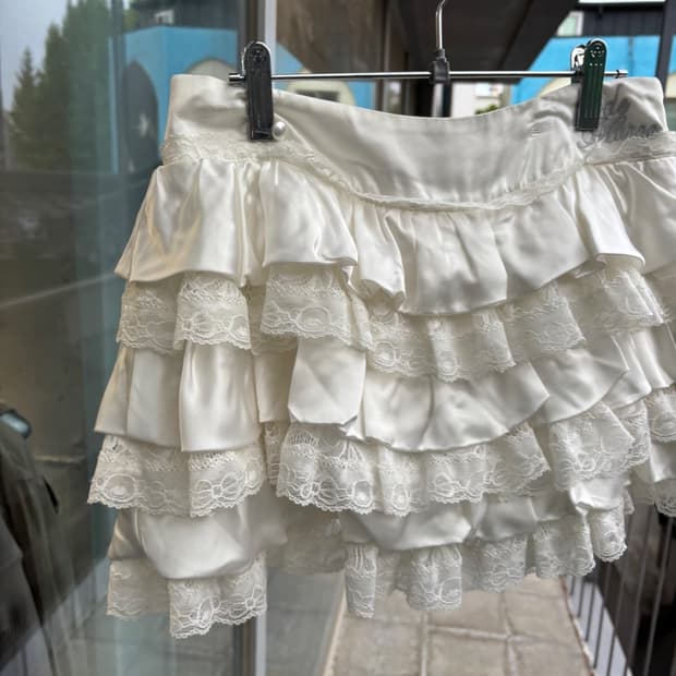 (New) 13deMarzo Tiered Lace Ruffle Skirt