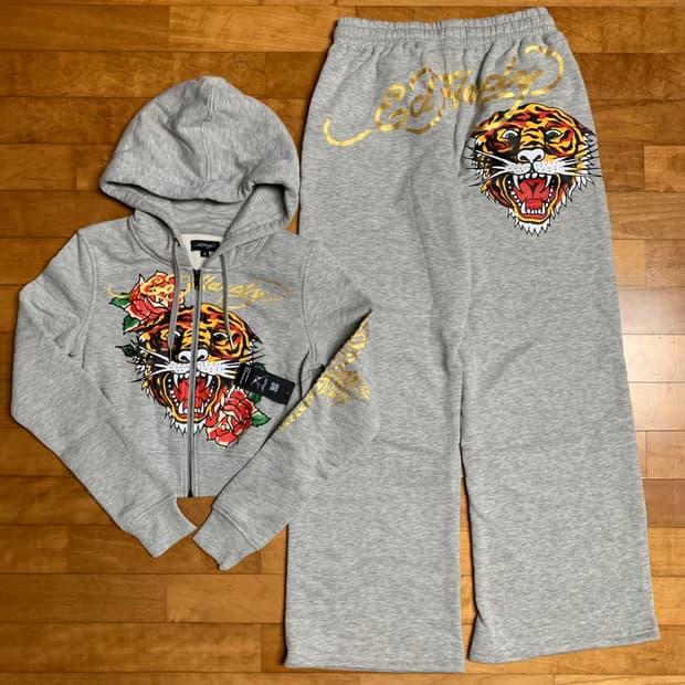 에드하디 후드집업 스웻팬츠 셋업