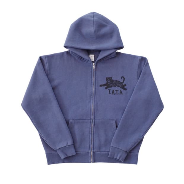 컬렉트피시스 TATA ZIP-UP HOODIE (PURPLE GREY)