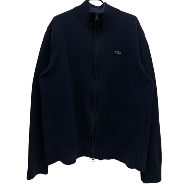 라코스테 투웨이 울 니트 집업