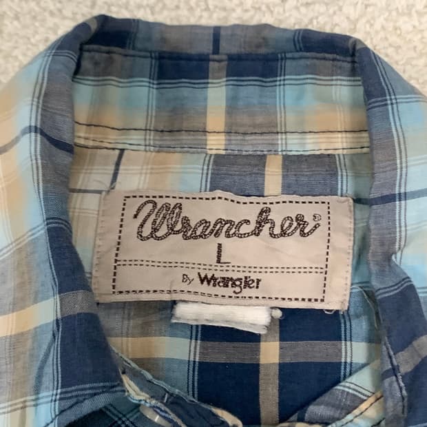 WRANGLER 웨스턴 반팔셔츠