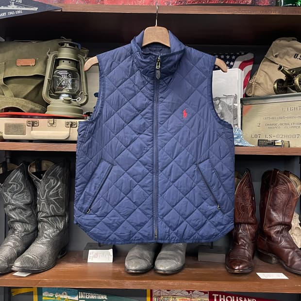 폴로 랄프로렌 신형 라벨 퀼팅 조끼 베스트 자켓