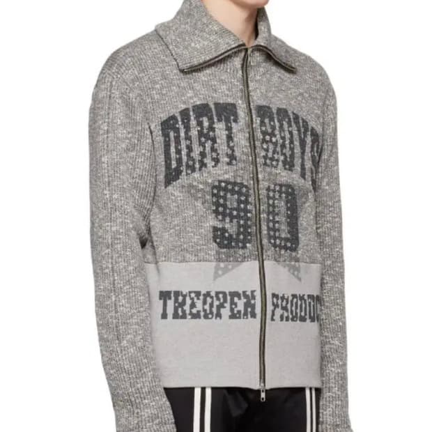 더오픈프로덕트 니트 집업