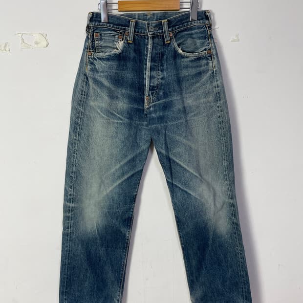 90~00s 에비수 셀비지 데님팬츠