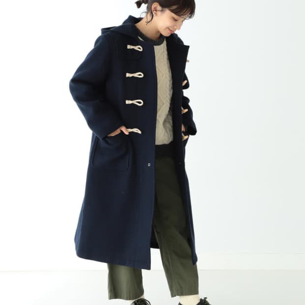 빔즈보이 더플 코트 네이비