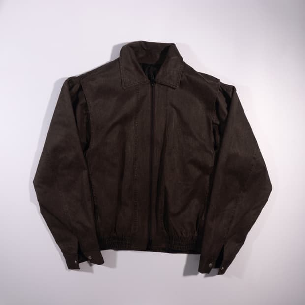 레더 봄버자켓 B568