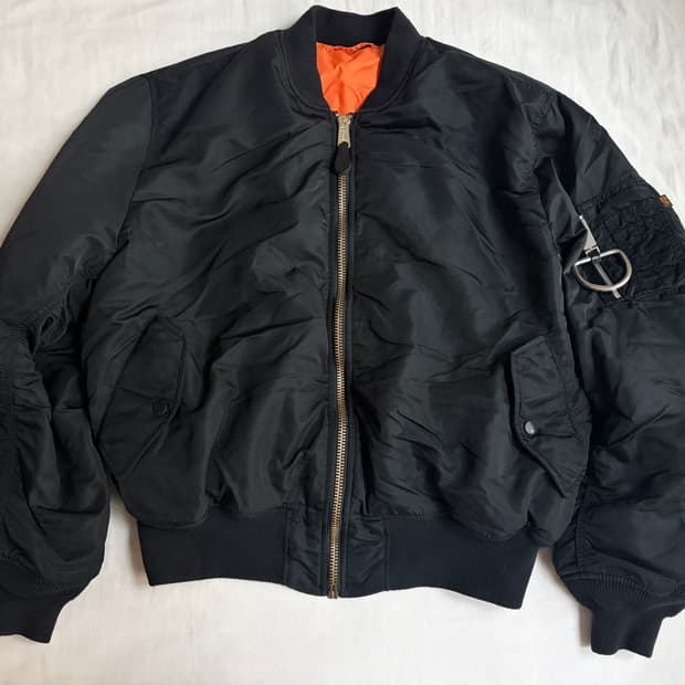 알릭스 x 알파 인더스트리 이터널 D링 봄버 블랙  MA-1 자켓 점퍼 