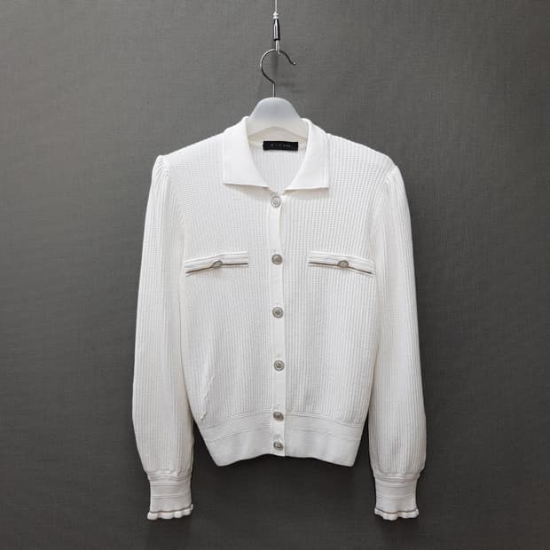 미샤 MICHAA 2021 카라 니트 가디건 91사이즈