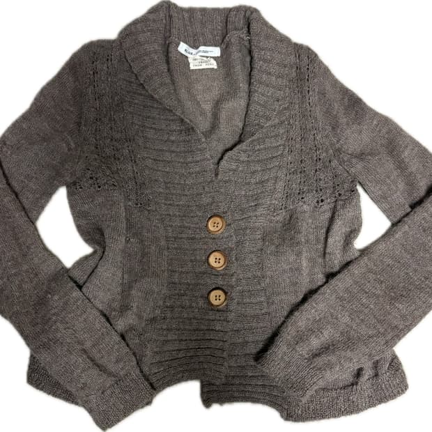 빈티지 코코아 가디건