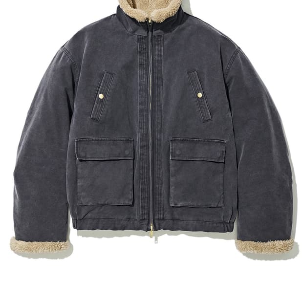 파르티멘토 빈티지 위시드 보아플리스 자켓