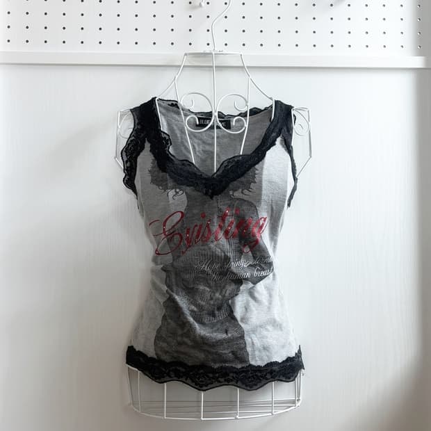 Funky Women's Printed Lace Sleeveless 