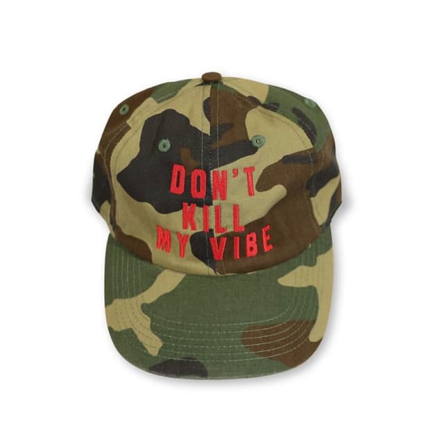 Anchovi don’t kill my vibe camo cap