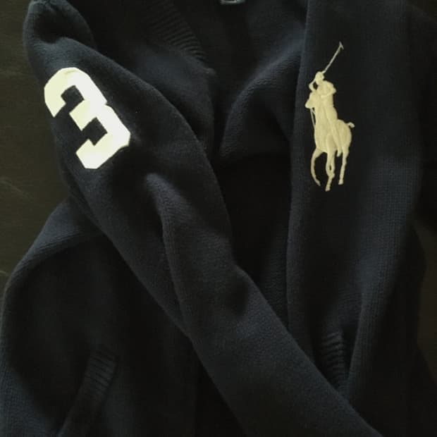 폴로 빅포니 니트집업