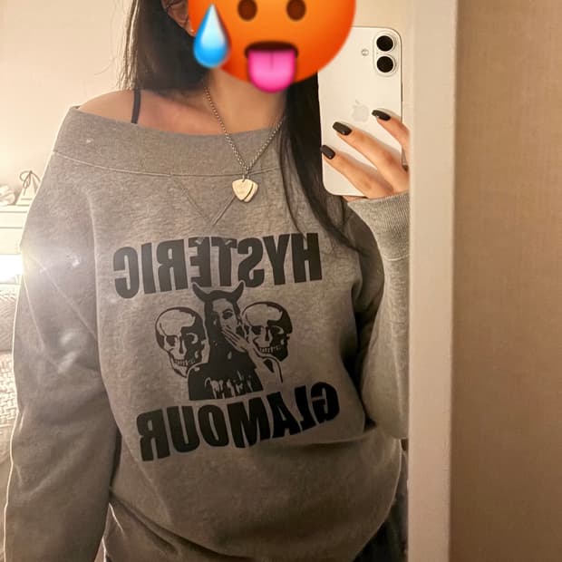 히스테릭 글래머 evil skull 맨투맨 3way