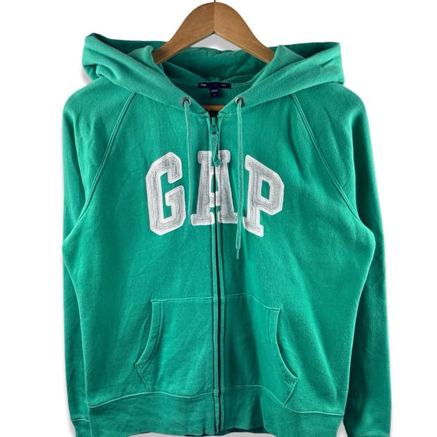갭 그레이 그린 후드집업1995