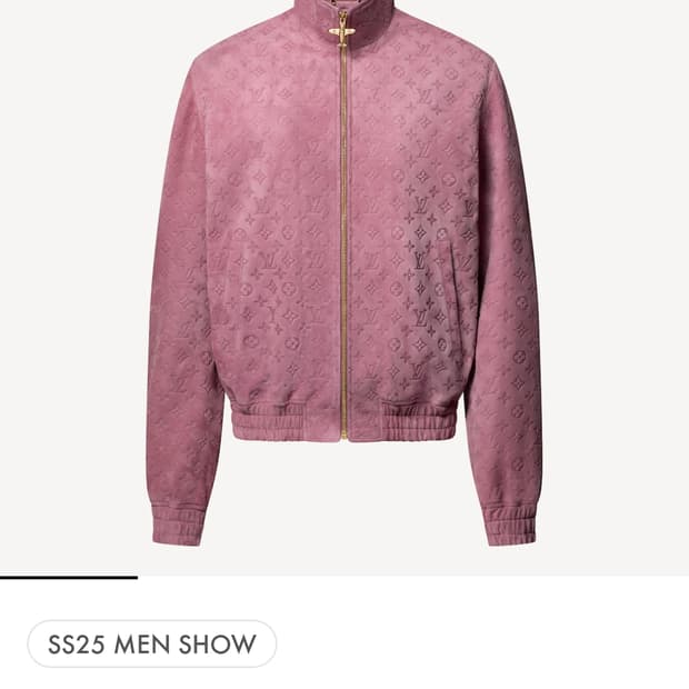 [새상품] 루이비통 모노그램 디보스드 레더 자켓