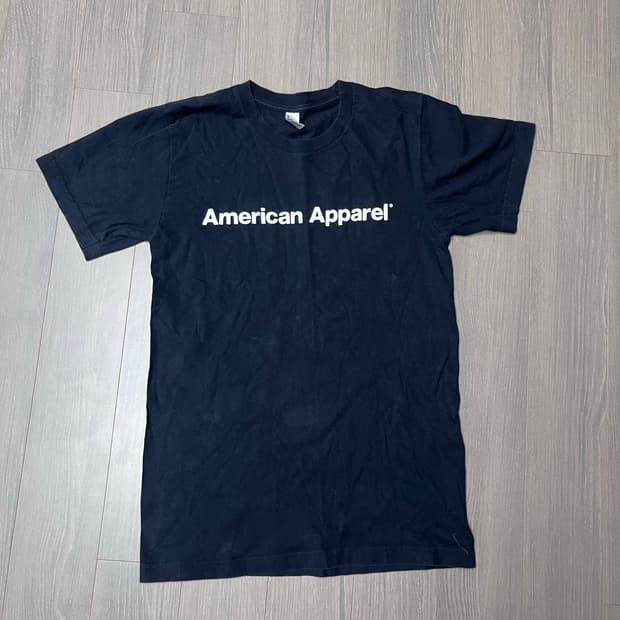 [American Apparel] 블랙 티셔츠