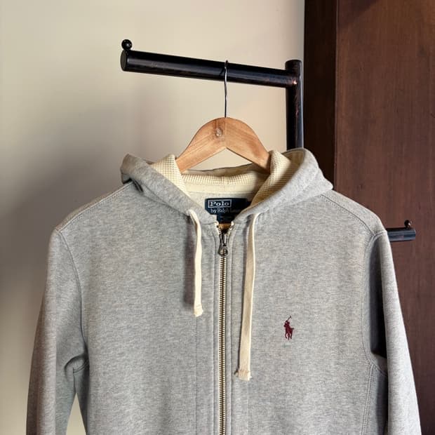 15475 - 폴로 랄프로렌 그레이 후드 집업