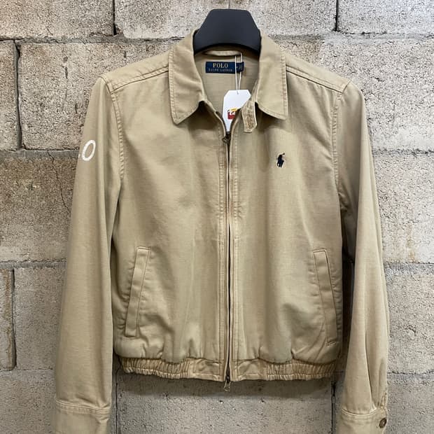 폴로 랄프로렌 코튼 치노 블루종 자켓