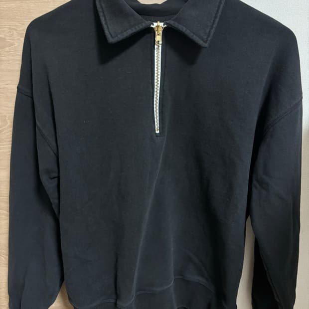 Ore 오어 블랙 코튼 집업 세트