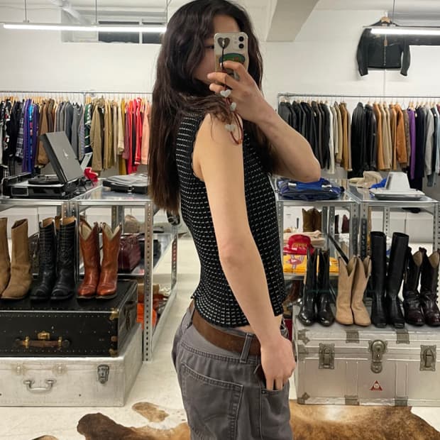 ARMANI collezioni sleeveless 알마니 슬리브리스
