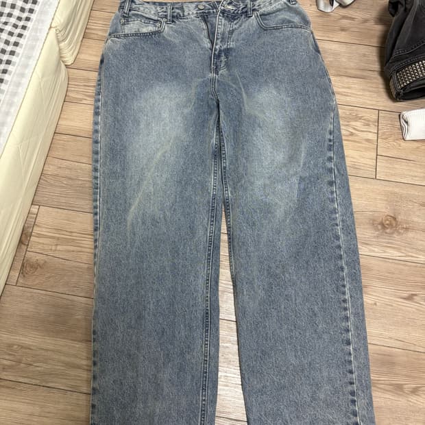 [디스이즈네버댓]Relaxed Jeans Washed Blue XL
