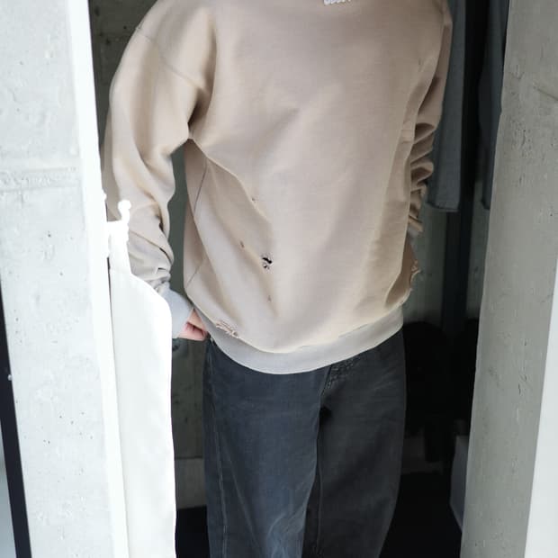 Issuethings 이슈띵즈 type56 데미지 스웻셔츠