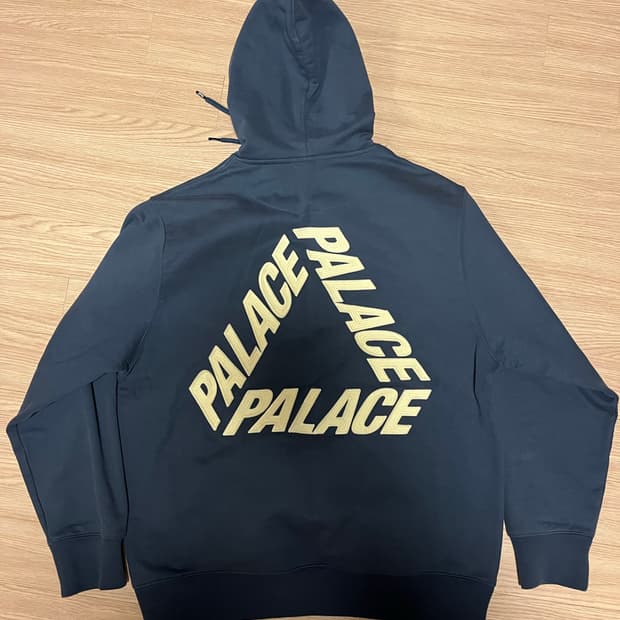 팔라스 23fw p3 펠트 후드 네이비