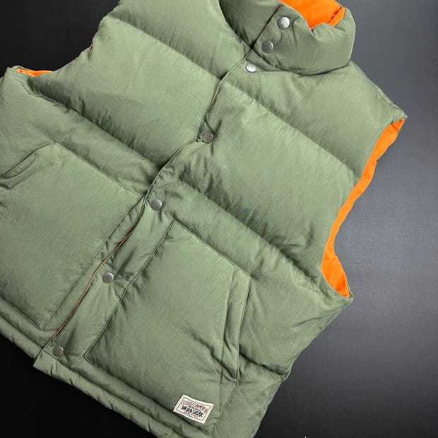 Stussy down reversible vest