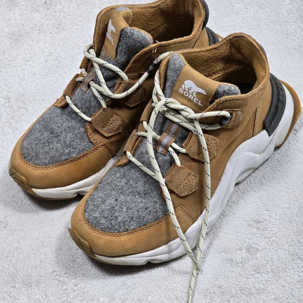 Sorel 소렐 키네틱 카리부 스니커즈 브라운 235