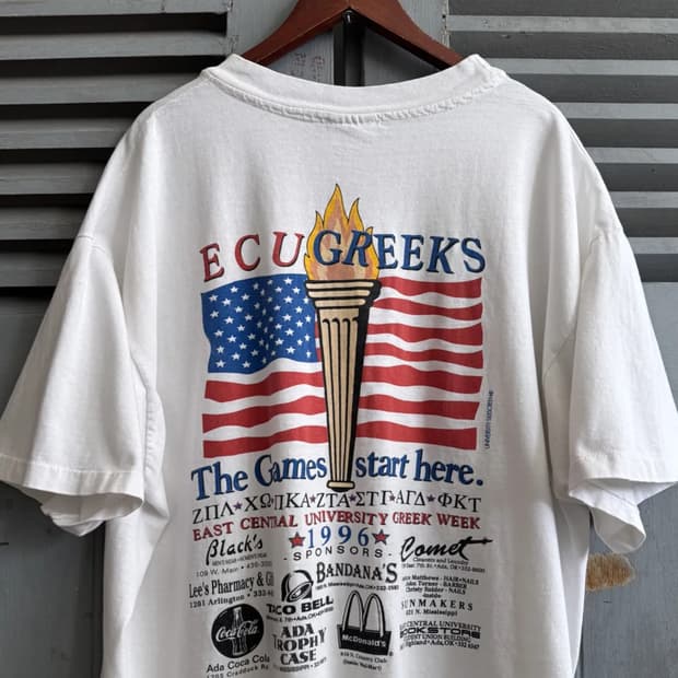 [XL]1996 ECU GREEK WEEK 스폰서 티셔츠