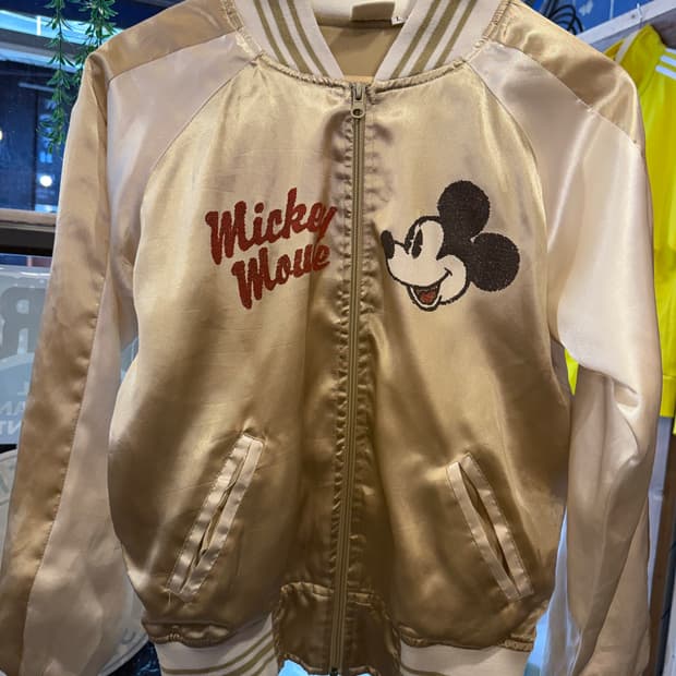 미키마우스 골드 스카잔 자켓