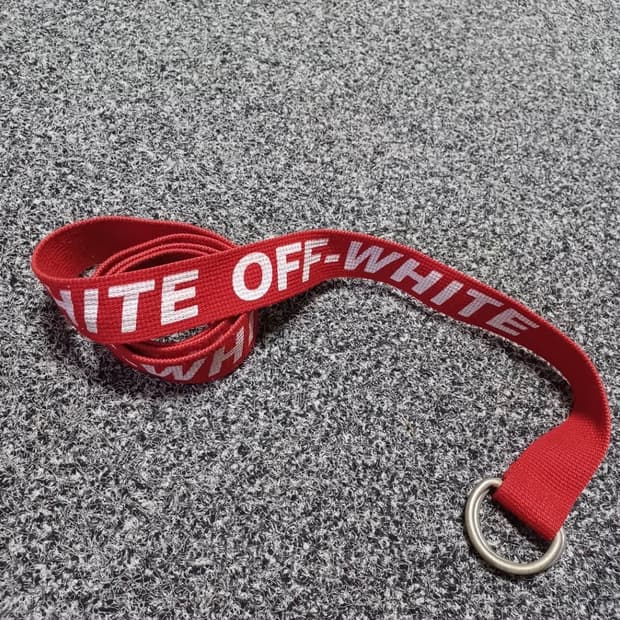 오프화이트 OFF-WHITE 레드 벨트
