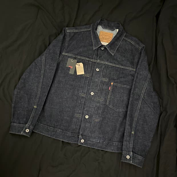 리바이스 프리미엄 셀비지 타입 1 데님 트러커