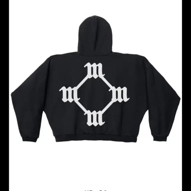 shmg 올데이 칸예 후드티 검흰 1사이즈