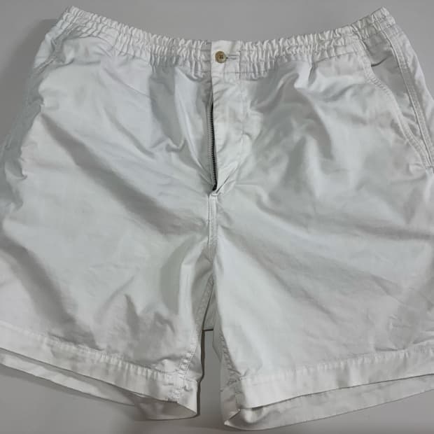 [XL]폴로 프랩스터 치노반바지(화이트)