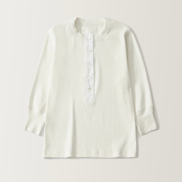 낫띵리튼 버튼 티셔츠 (Vintage button t-shirt)