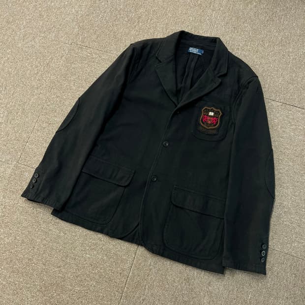 폴로 랄프로렌 코튼 엘보우 블레이저 자켓