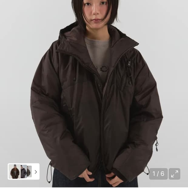 패러킷 리버시블 신슐레이트 패디드 점퍼 (다크 브라운) S