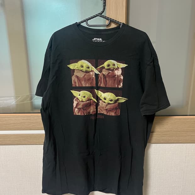 스타워즈 굿즈 빈티지 만달로리안 그로구 베이비요다 티셔츠