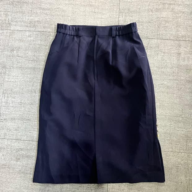 일본빈티지 하구미모리걸 달천깔페어리 사이드버튼 미디스커트