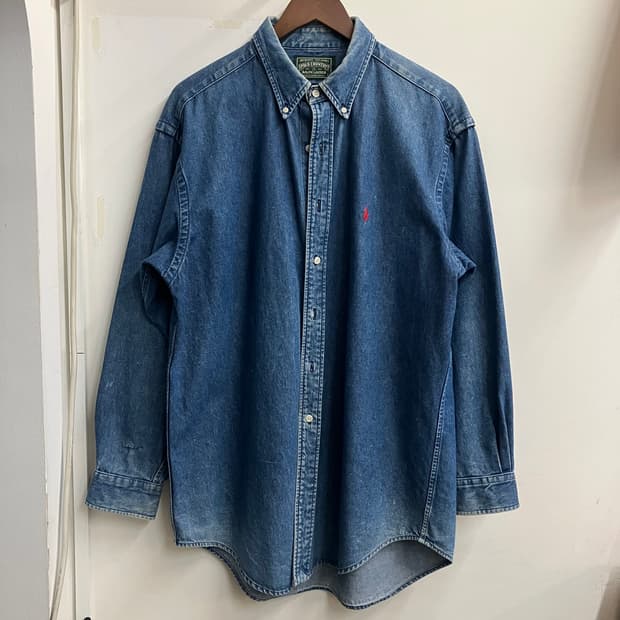 N230 폴로 컨트리 데님 청셔츠