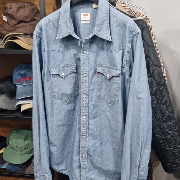 LEVI'S 연청 웨스턴 청남방 국내100(M)