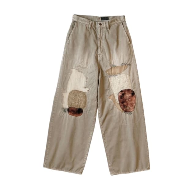 캐피탈 카츠라기 포트 배기 팬츠 베이지