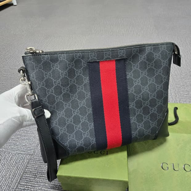 [특가][정품] 구찌 웹삼선 클러치백