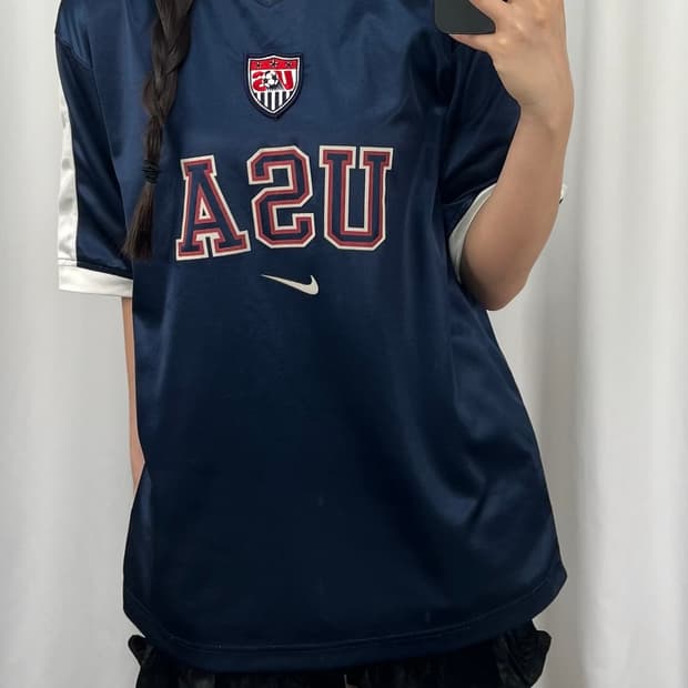 나이키 02시즌 미국 국가대표 반팔 져지