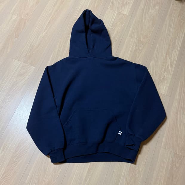 90s 러셀 후드티 네이비 M