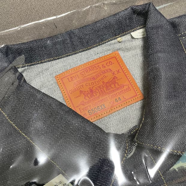 새상품) 리바이스 lvc S506XX 데님 자켓 44사이즈