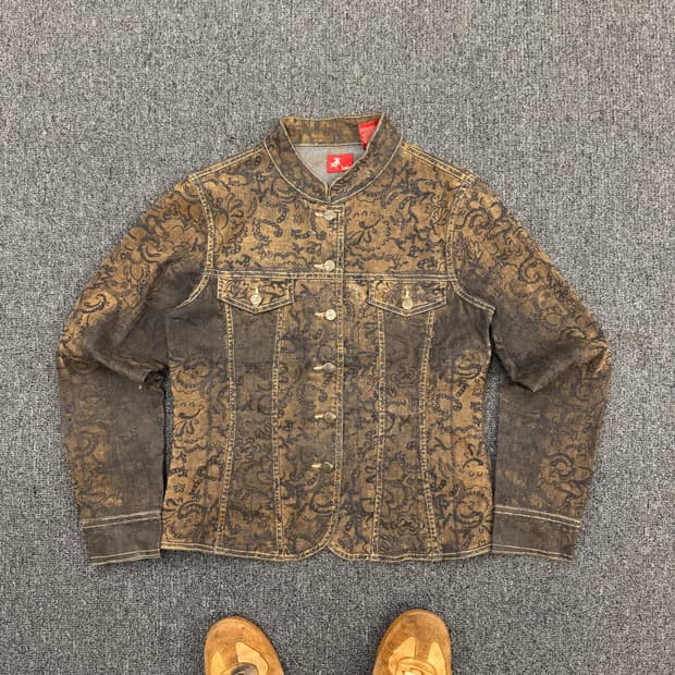 Lois 빈티지 패턴 여성 자켓