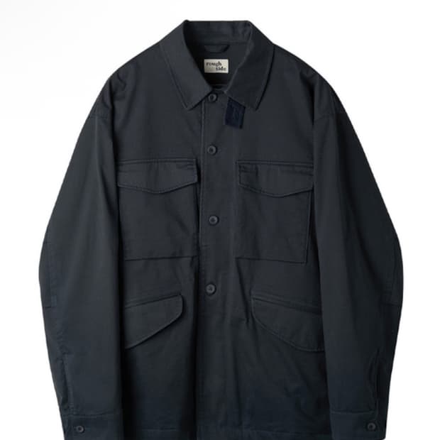 [Rough Side] 24FW BDU Jacket Navy (2)